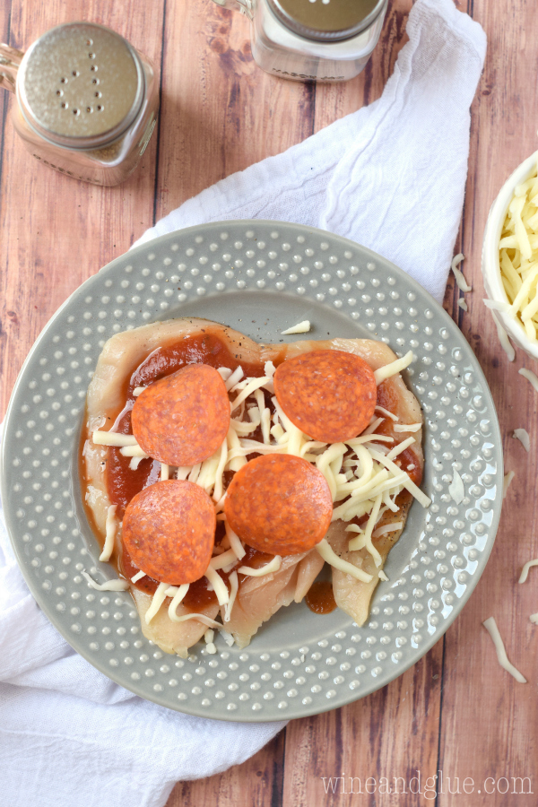 pizza stuffed chicken
