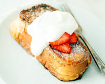 strawberry shortcake stuffed french toast