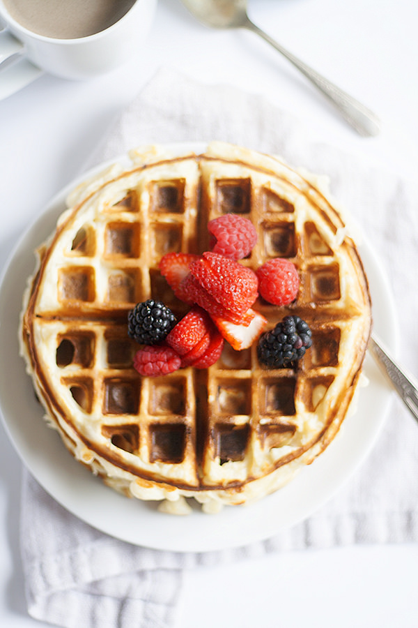granola waffles
