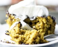 pumpkin chocolate chip snack cake