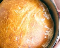 easy no-knead wheat bread