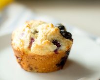 lemon curd blueberry muffins
