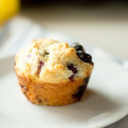 lemon curd blueberry muffins