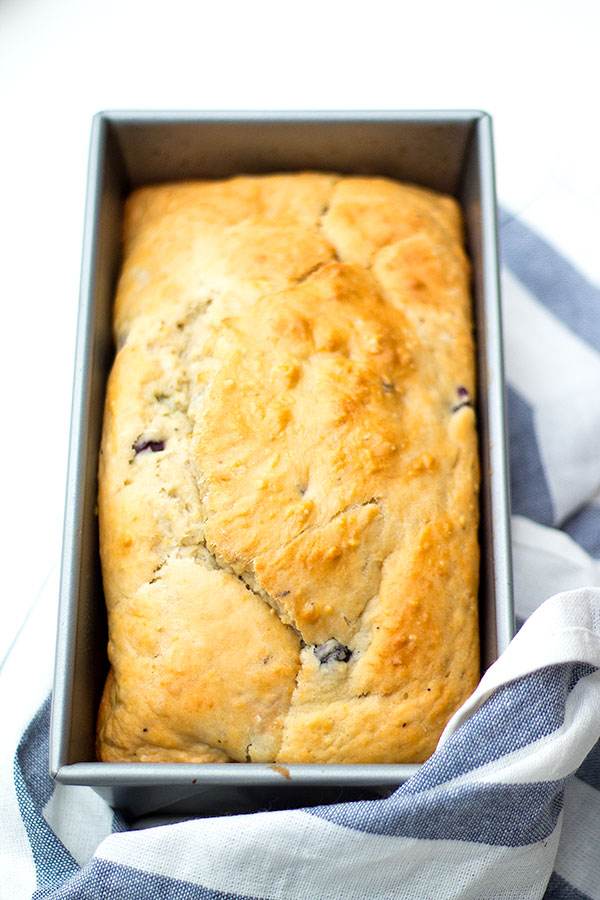 blueberry yogurt pancake bread