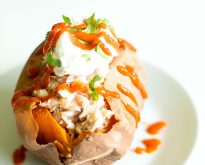 tuna stuffed sweet pottoes