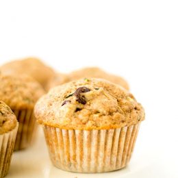 whole wheat zucchini chocolate chip muffins
