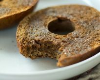 homemade gingerbread bagels