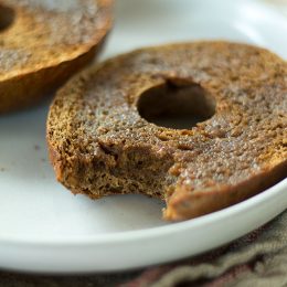 homemade gingerbread bagels