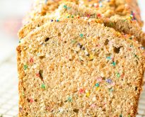 birthday cake banana bread