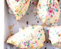 cake for breakfast? absolutely appropriate if it is one one these birthday cake scones
