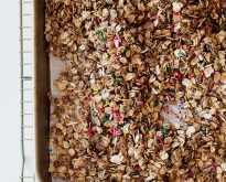 birthday cake granola