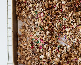 birthday cake granola