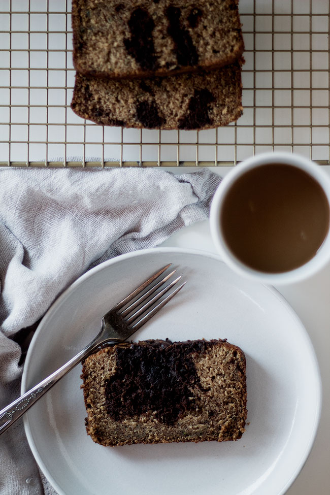 banana zucchini chocolate bread