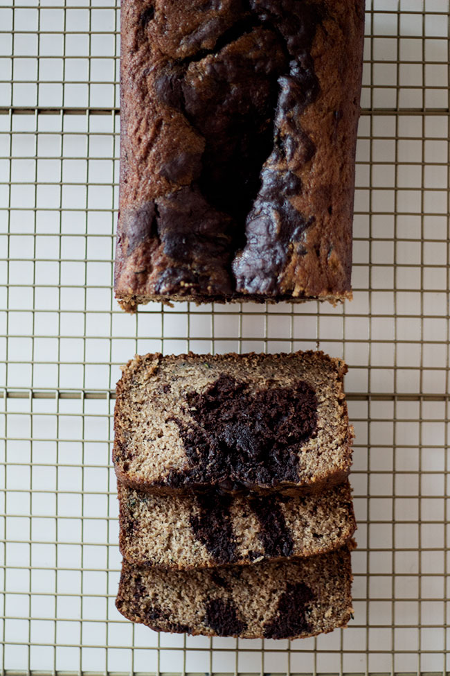 banana zucchini chocolate bread