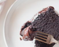 simply the very best chocolate pound cake with ganache frosting