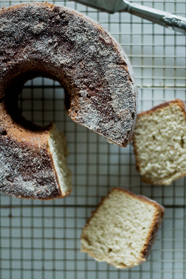 the ultimate fall dessert! old-fashioned apple cider doughnut cake