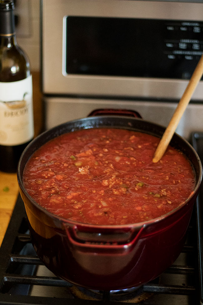 grandma's spaghetti sauce