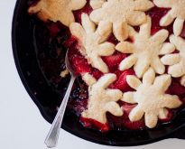 strawberry cobbler