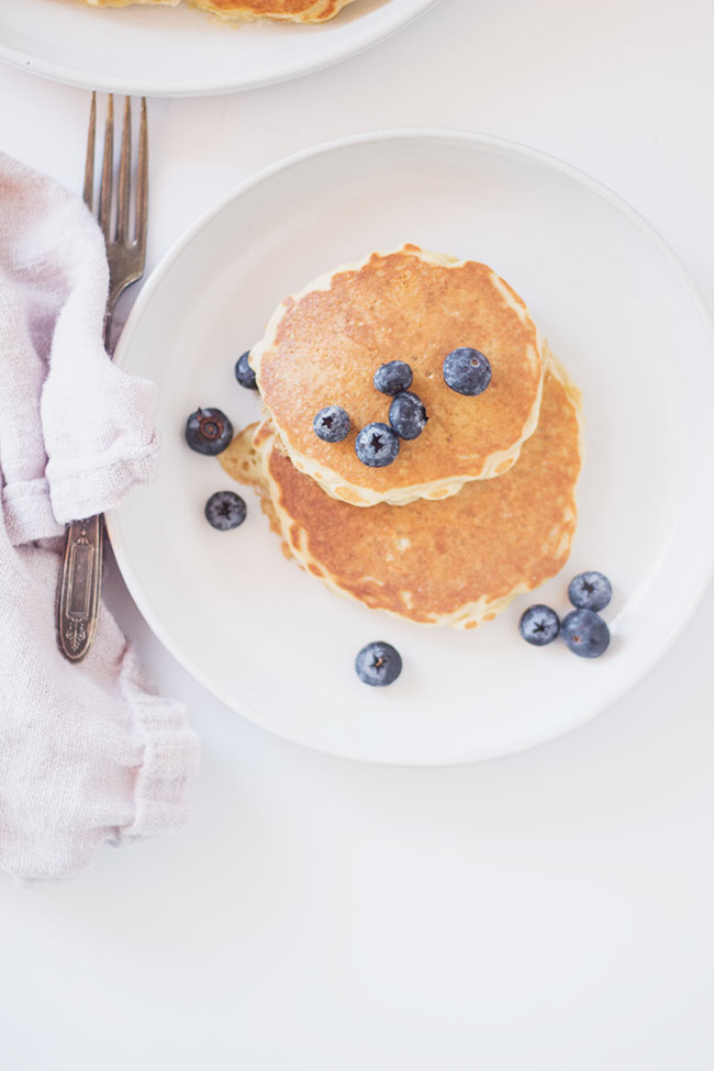 sourdough oat pancakes
